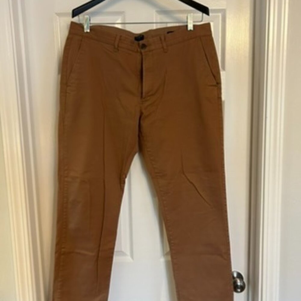 J. Crew Mens Size W36 L32 Brown Chino